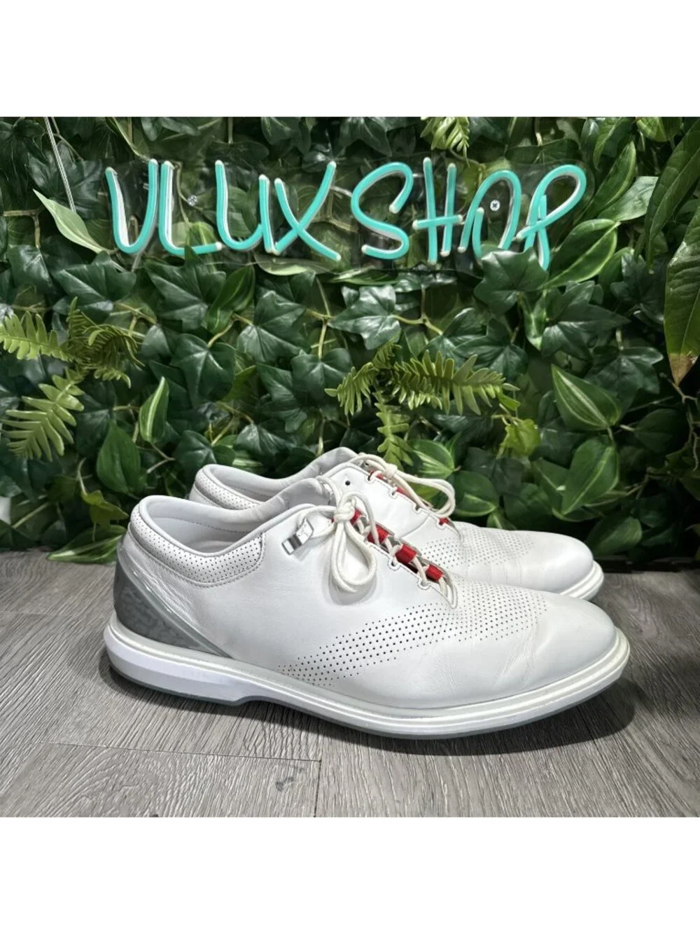 Nike Jordan ADG 4 'White Pure Platinum' Golf Shoe DM0103-105 VNDS Mens Size 12